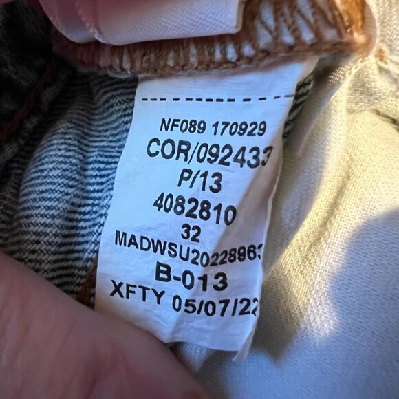 Madewell The Perfect Vintage Straight Jean, Size 32 - Picture 10 of 11